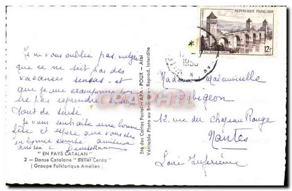 Katalanische Tanz — Ballet Cerda — APA - Rückseite