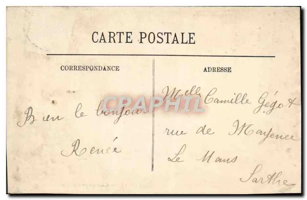 Alençon - Die Station — Maison des Magasins Réunis, Verlag Alençon - Rückseite