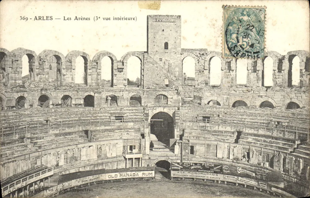 Arles — As Arenas (3ª vista interior) — Ciel Carpentras, n° 369 - Frente