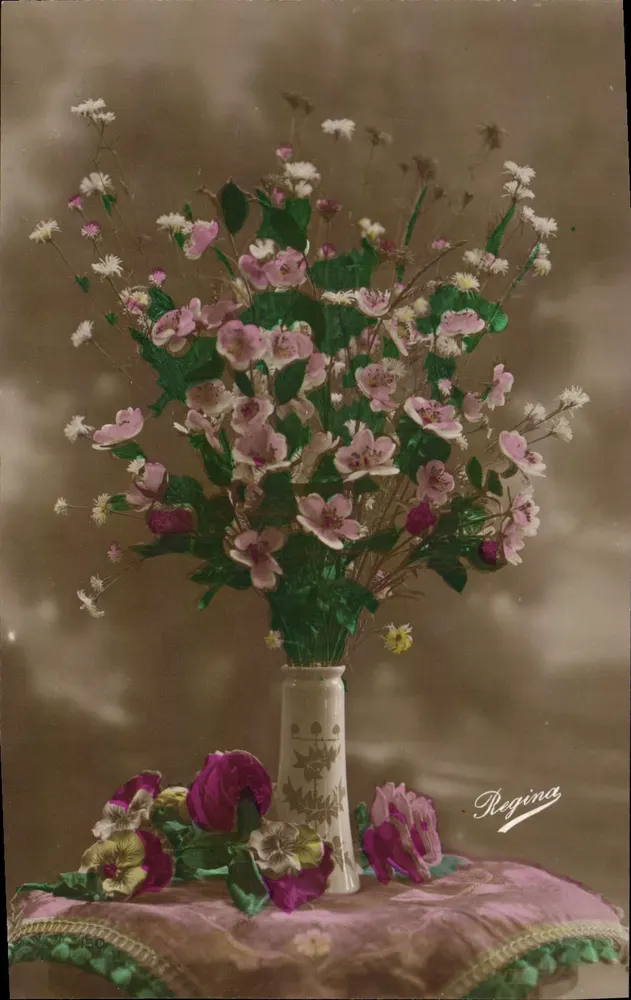 Bouquet de flores — Regina — editor Regina, n° 3160 - Frente