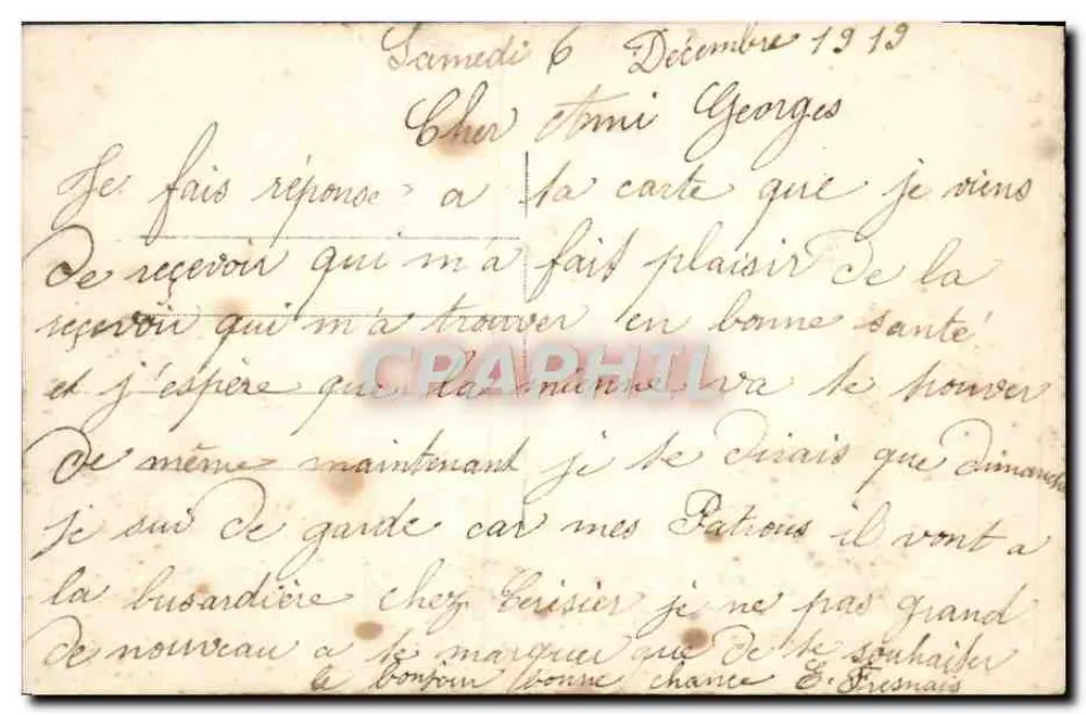 Arranjo de flores de pensão em um cesto — RB Paris — n° 443 - Verso