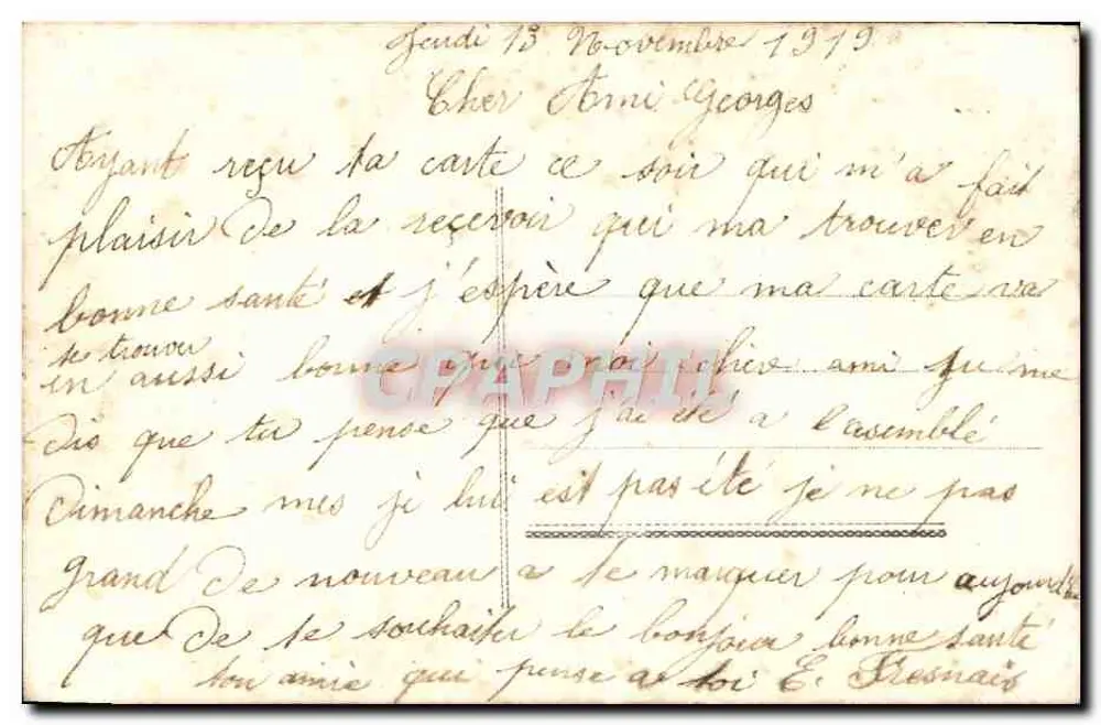 Arranjo de rosas e pensos — Gloria — n° 1034 - Verso