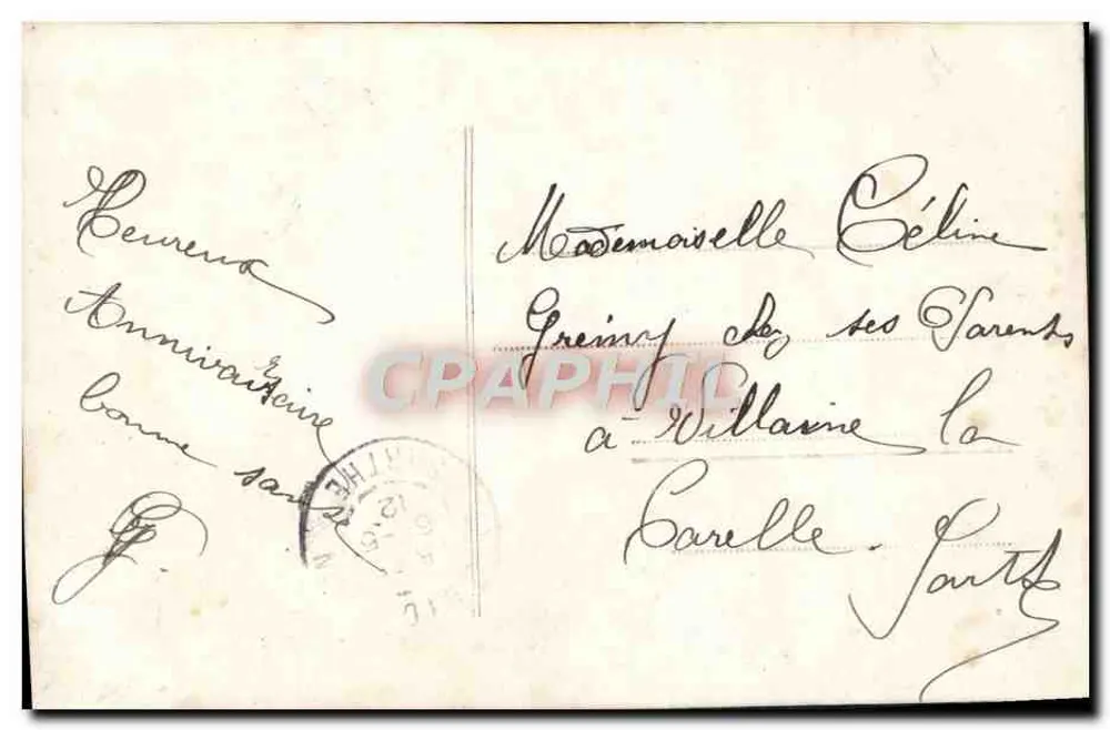 Gage d'Amitié — 519 — Verlag nicht sichtbar - Rückseite