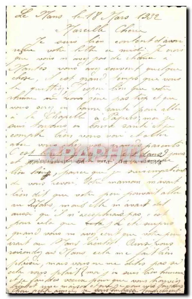 Jungmann schreibt — Paris — Verlag Léo, n° 5265 - Rückseite