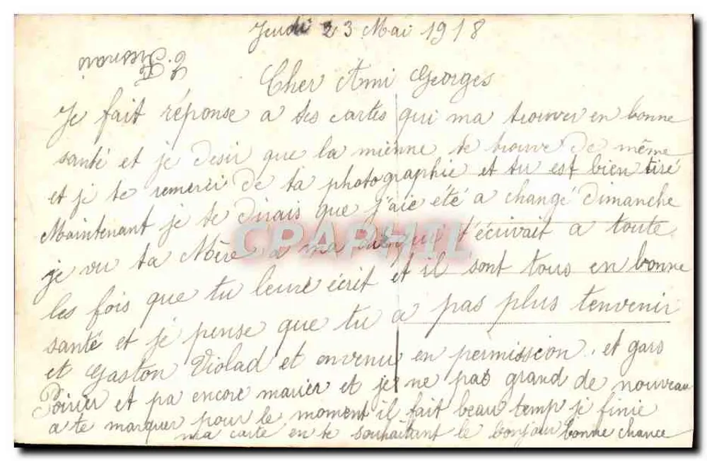 Paisagem fluvial — Suaves Pensamentos — Mug, n° 950 - Verso
