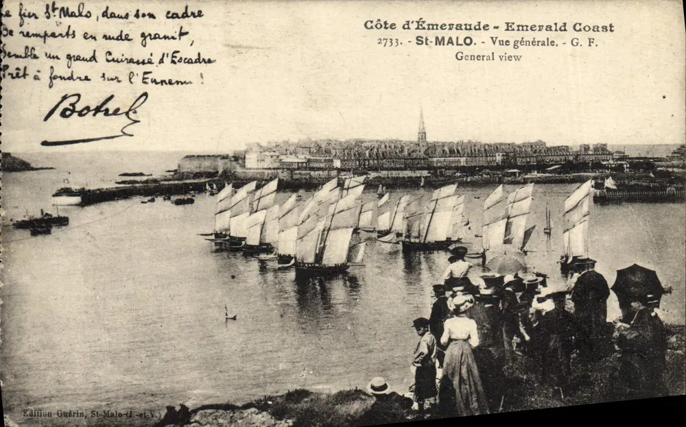 St-Malo - Algemene uitzicht - Uitgave Guérin, St-Malo (J.-et-V.) - Voorkant