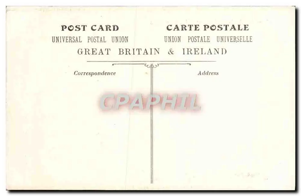 LONDRES — A TROCA REAL — União Postal Universal Grã-Bretanha & Irlanda - Verso