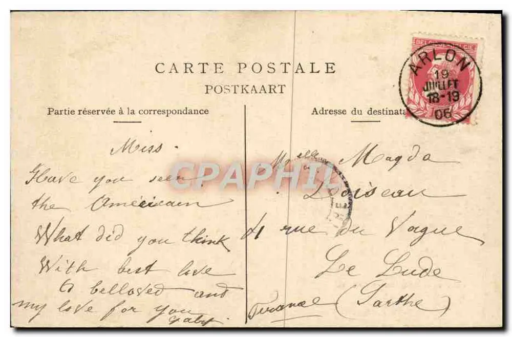Arlon — Pomnik Orban - Rewers