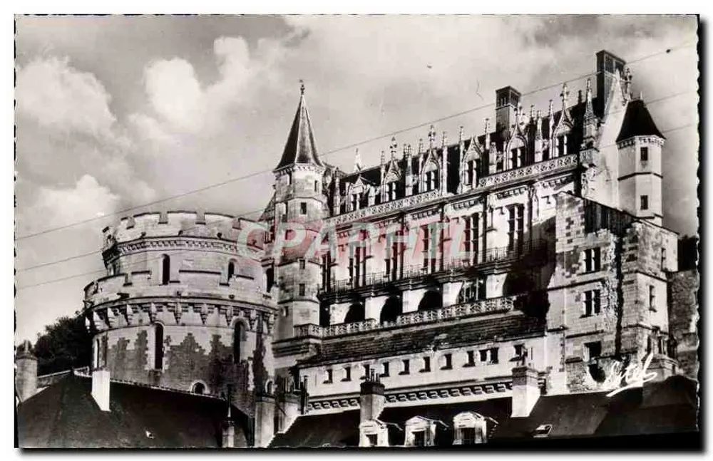 Das Schloss Amboise — Die Turm der Minimes und das Königspalais — Éditions Photo Véritable, n° 2604 - Vorderseite