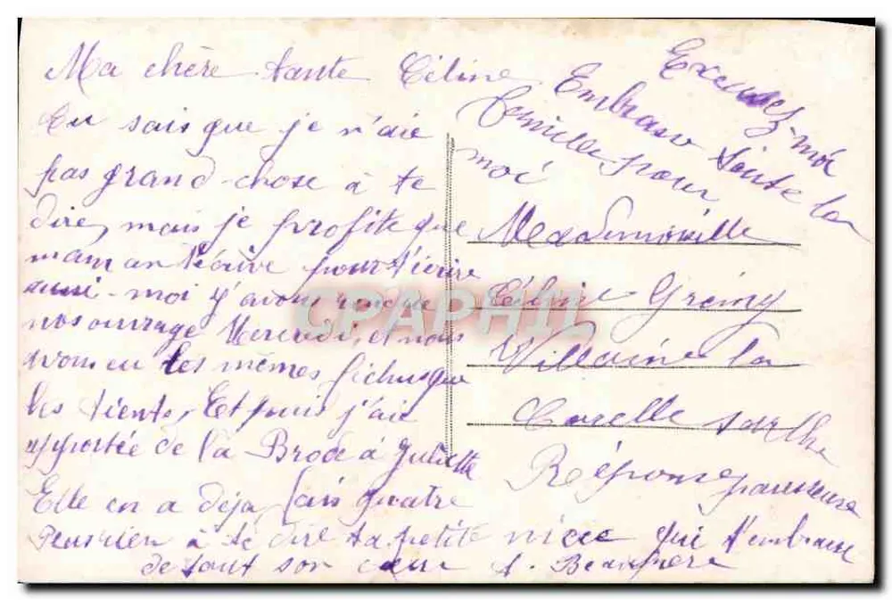 Jungmann im Anzug — Innenraum mit Fenster und Blumen - Rückseite