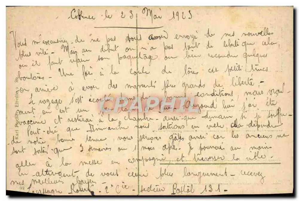 कोब्लेंस ए. आर्ह. — जर्मन एक्क — घोड़ा वाला स्मारक और राइन पर जहाज - पीछे
