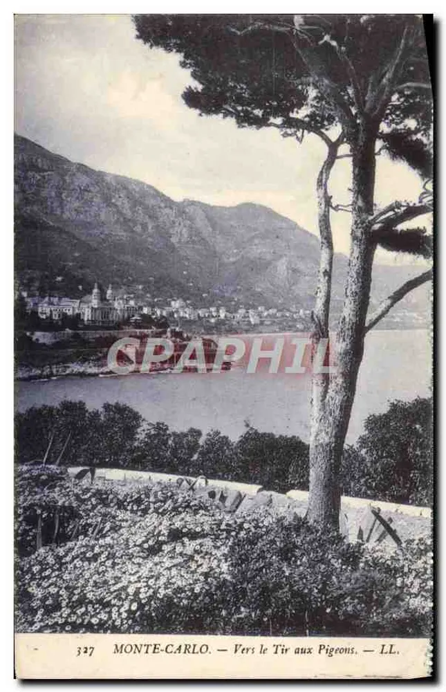 Monte-Carlo — Hacia el Tiro al Pájaro — LL. — n° 327 - Anverso