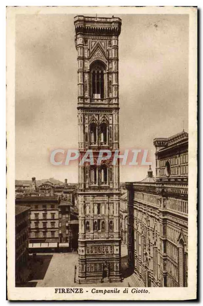 Florença - Campanile di Giotto — Éd. Ugo Mugnaini, n° 105 - Frente