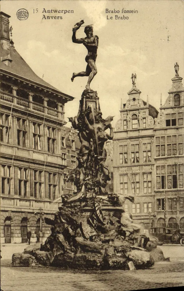 Antwerpen — Fonte de Brabo — Gilbert, n°15 - Frente