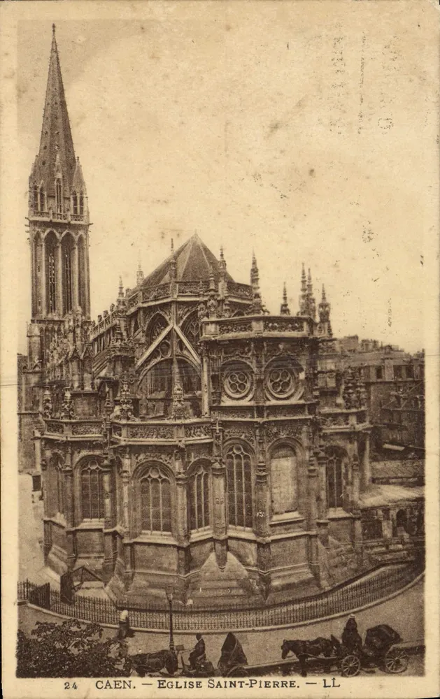 Caen — Igreja de São Pedro — LL - Frente