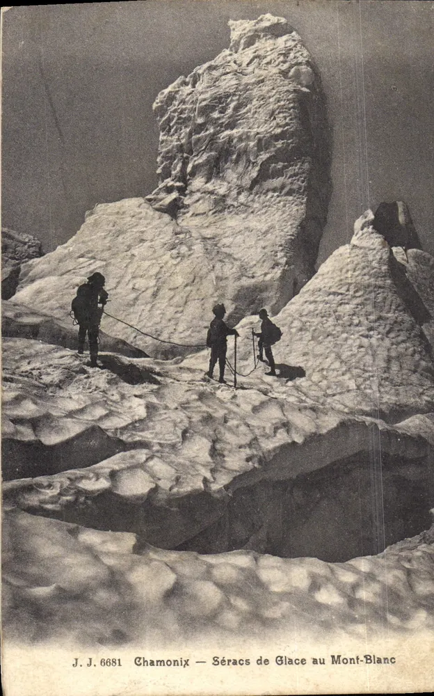 Chamonix — Séracs de Glace au Mont-Blanc — J. J. 6681 - Vorderseite