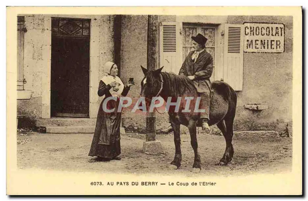 AU PAYS DU BERRY — Le Coup de l'Etrier — n°6073 - Vorderseite