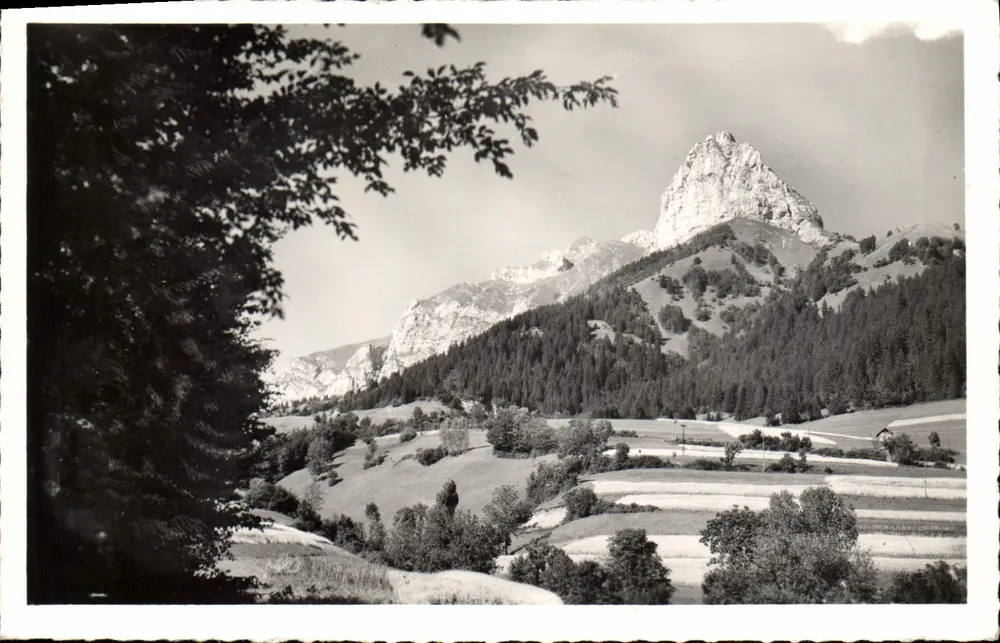 Pittoreske Les Bauges — La Dent de Pleuven (Höhe 1800 m.) — Photo Petit n°101 - Vorderseite