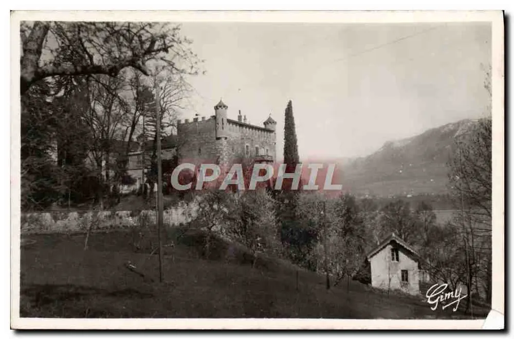 Kasteel van Bourdeau — Meer van Bourget en Mont-Revard — Uitgever Gamy, nr. 372 - Voorkant