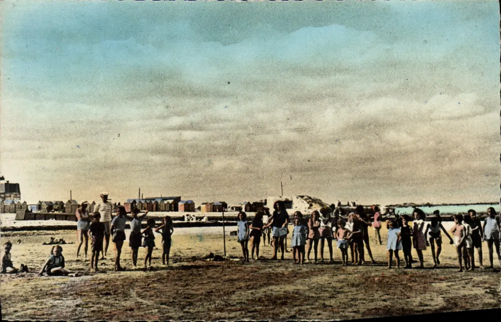Spel op de strand — Circuit van de Landingsstranden 196 — Courseulles-sur-Mer (Calvados) - Voorkant