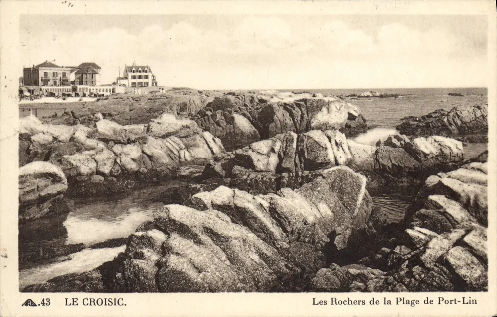 Die Felsen der Port-Lin-Bucht — Le Croisic — C.A. des Arts Photographiques - Vorderseite