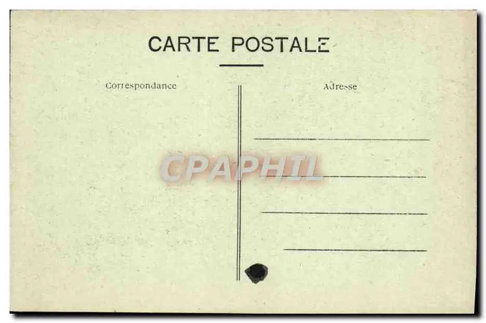 Contrexéville — As Antigas Galerias — Fototipo Paul Testart, Epinal - Verso