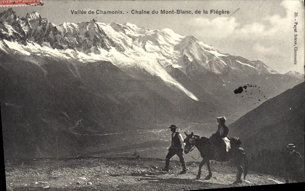 Tal von Chamonix - Kette des Mont-Blanc, Flégère — Payot Frères, Chamonix, n°36 - Vorderseite