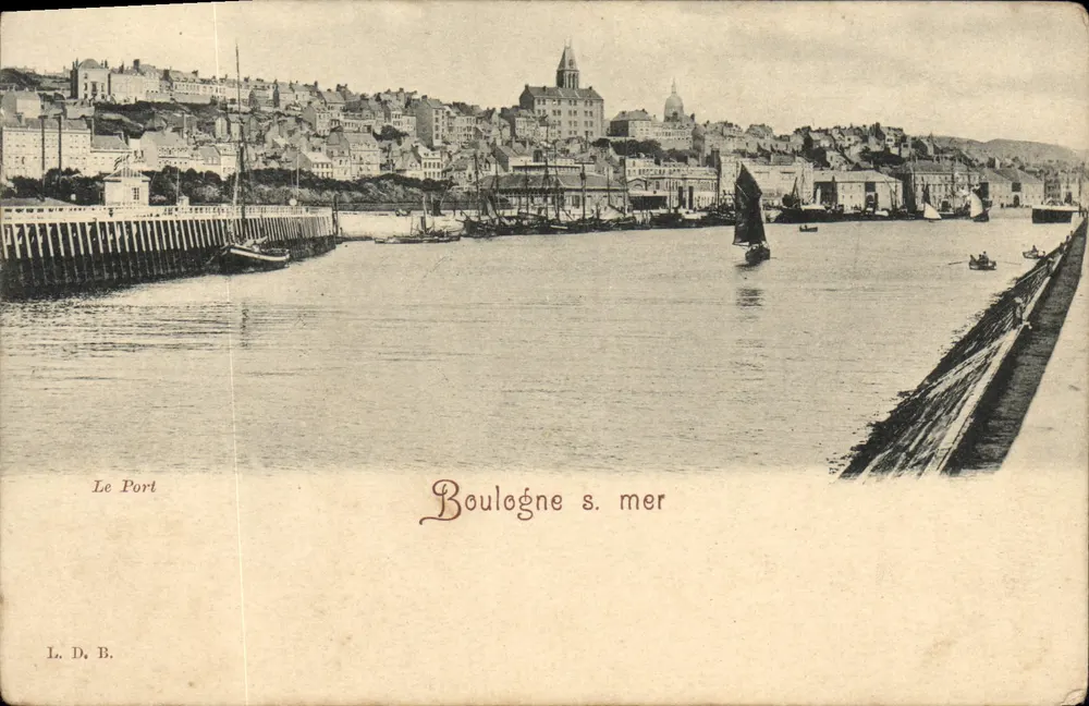El Puerto — Boulogne-sur-Mer — L. D. B. - Anverso