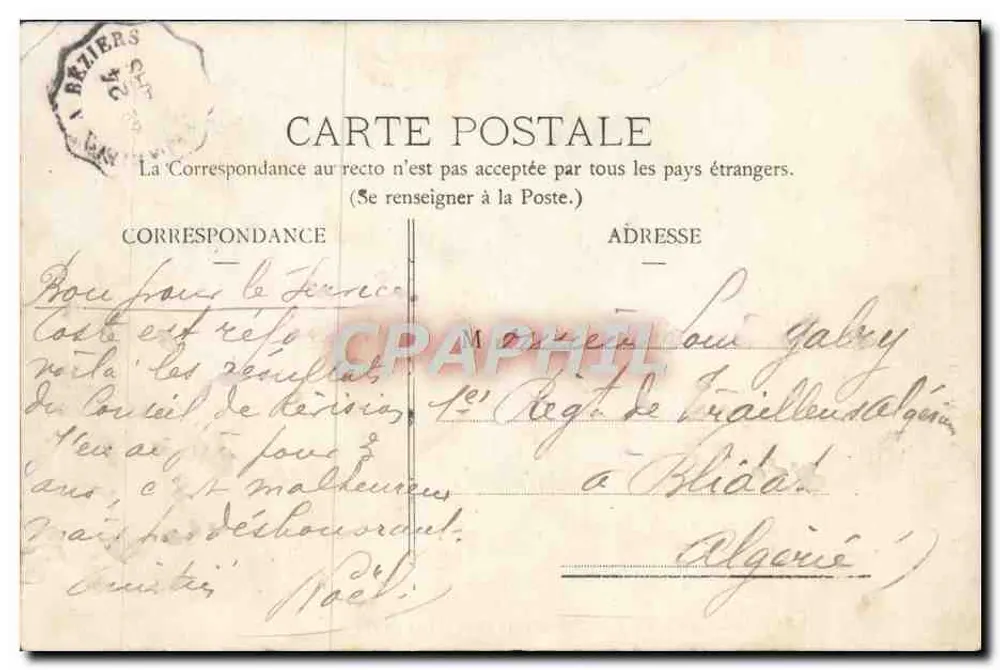 Bédarieux (Hérault) - Krankenhaus der Barmherzigkeit und das Tal des Orb - Rückseite