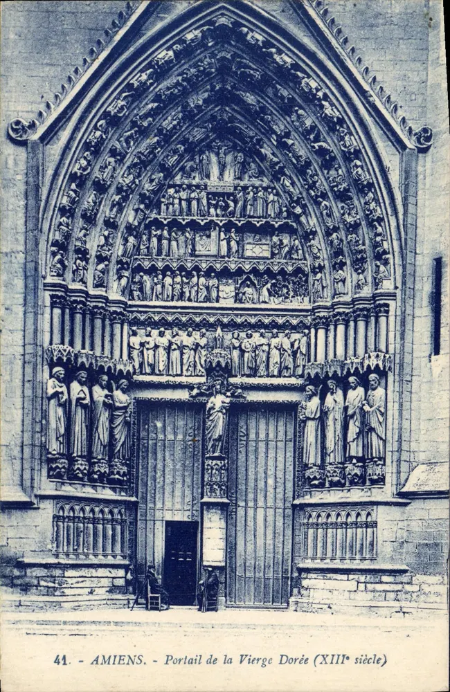 Amiens — Poort van de Gouden Maagd (XIIIe eeuw) — G. Artand, Nantes - Voorkant