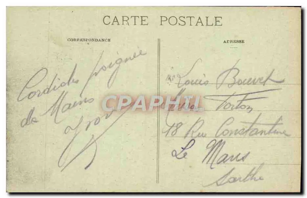 La Haye-Pesnel (Manche) — O Priorado (século XVI) — J. Sorel, editor, Rennes — n°3 - Verso