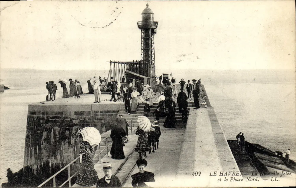 Le Havre — Die Neue Mole und der Nordleuchtturm — LL. n°402 - Vorderseite