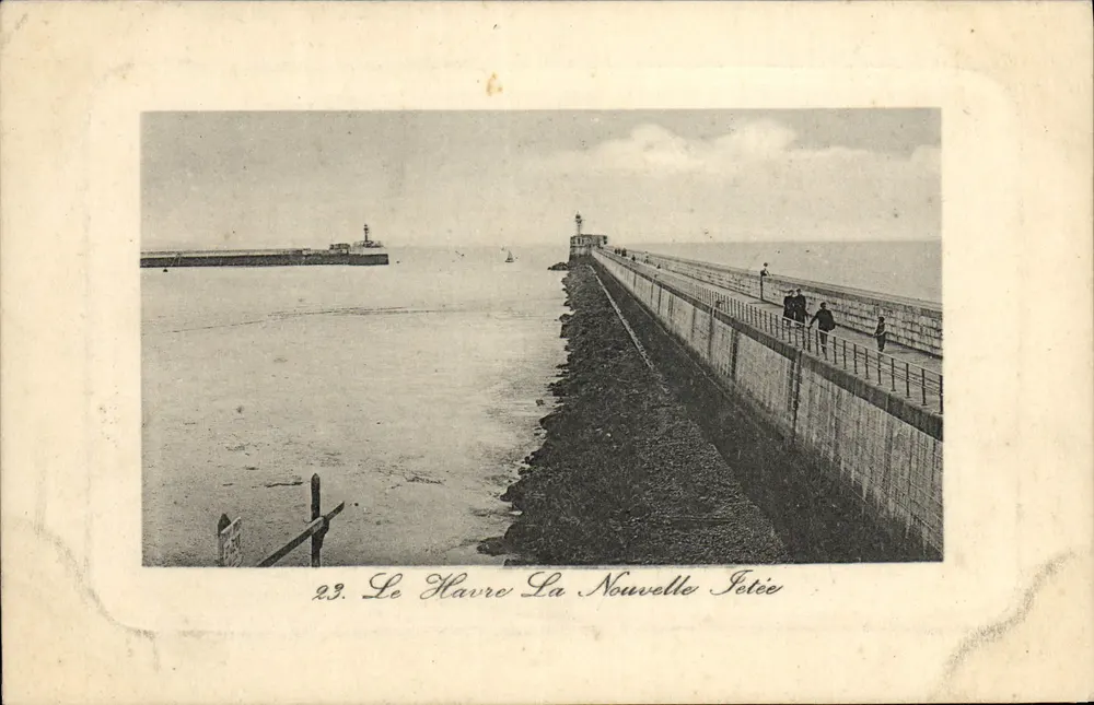 Le Havre - A Nova Dique — editor desconhecido, n° 23 - Frente