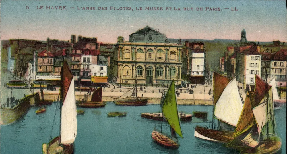 Le Havre — L'Anse des Pilotes, das Museum und die Rue de Paris — LL - Vorderseite