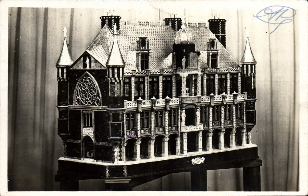 Château des Rêves — Modell in Miniatur — ausgeführt von einem Taubstummen aus Brest, A. Prigent - Vorderseite