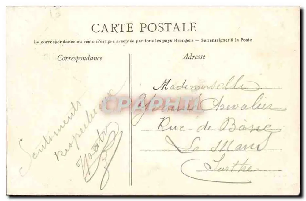 Duas jovens mulheres em trajes tradicionais — Coleção H. Laurent, Port-Louis — n° 2216 - Verso