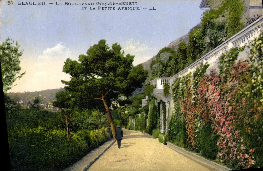 Beaulieu — Der Gordon-Bennett Boulevard und La Petite Afrique — LL - Vorderseite
