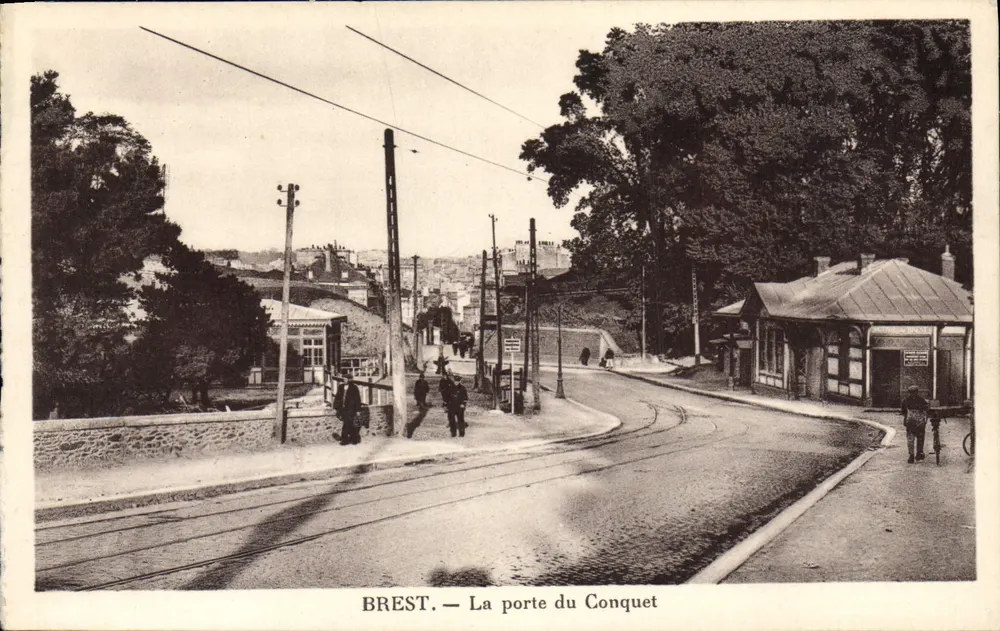 BREST — A porta do Conquet — Editor não identificado - Frente