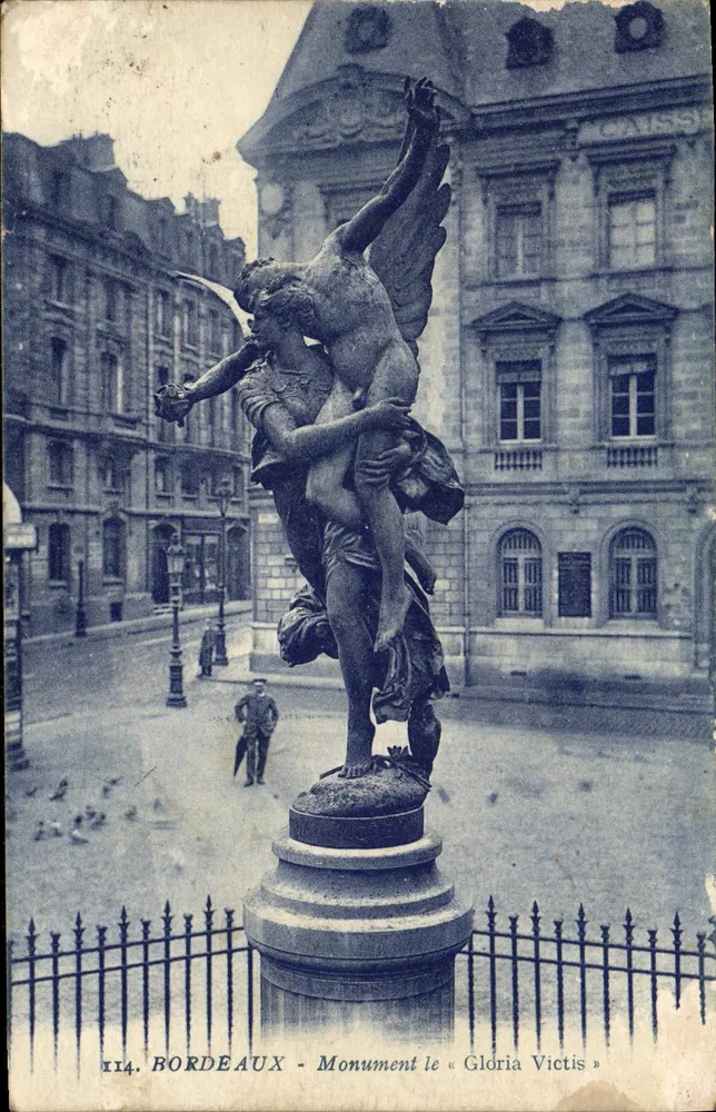 Bordeaux - Monument « Gloria Victis » — editor O. Arland, n° 114 - Frente
