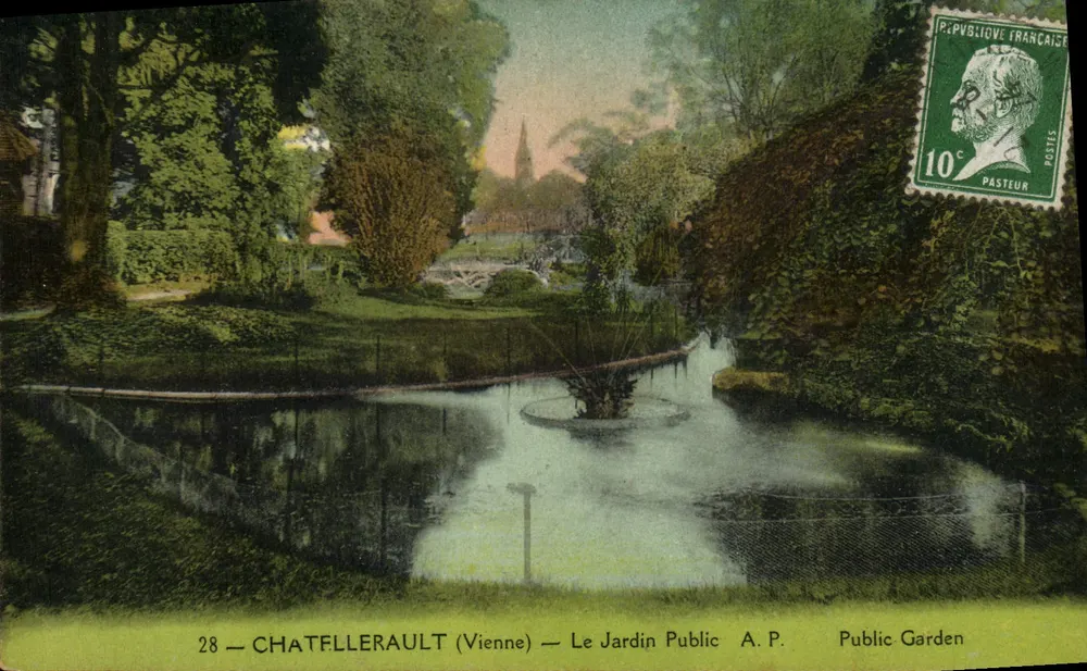 Châtellerault (Vienne) — O Jardim Público — A.P. (editor) - Frente