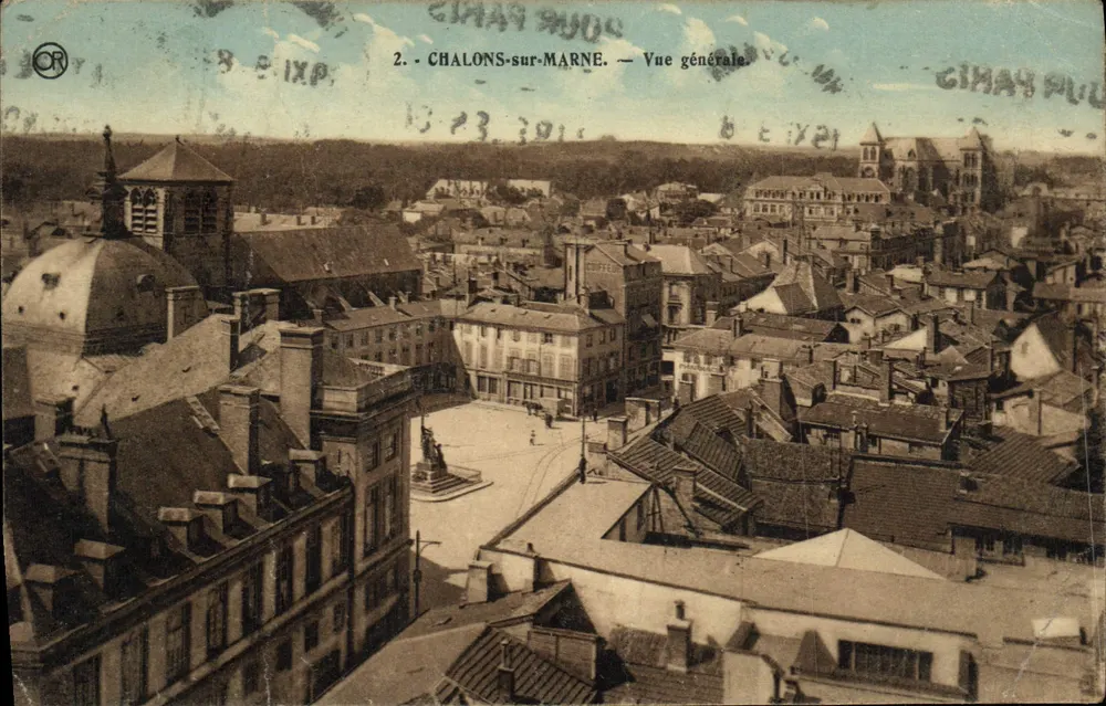 Châlons-sur-Marne — Vista geral — Edições Artísticas (n°2) - Frente