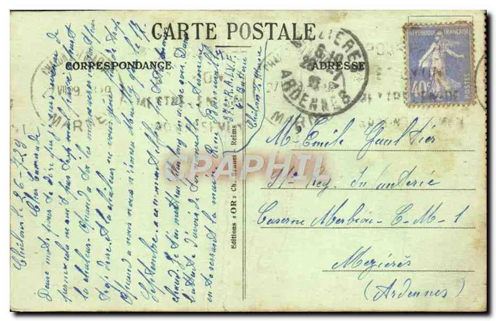 Chalons-sur-Marne — Vista geral — Edições OR - Verso