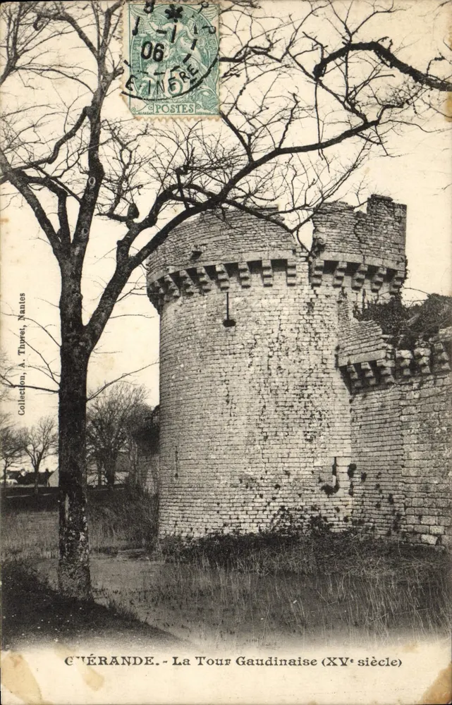 Givérande - A Torre Gaudinaise (século XV) — Coleção A. Thysse, Nantes - Frente