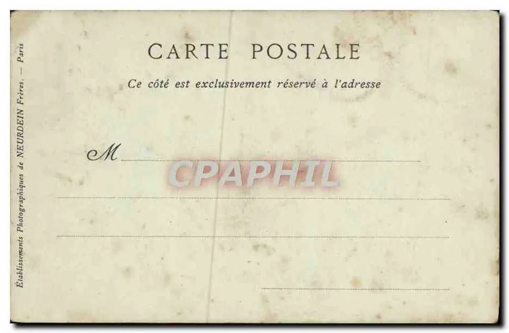 Granville — Anlegung des « Laura » — Sammlung ND Phot - Rückseite