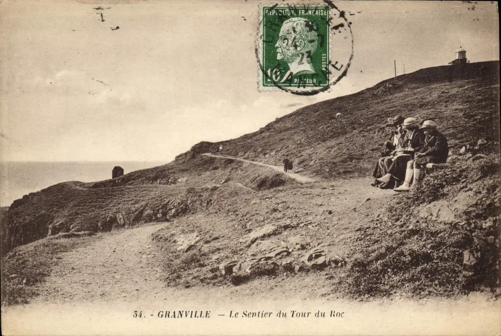 Granville — Der Weg des Tour du Roc — Édition F. Lacoutey - Vorderseite