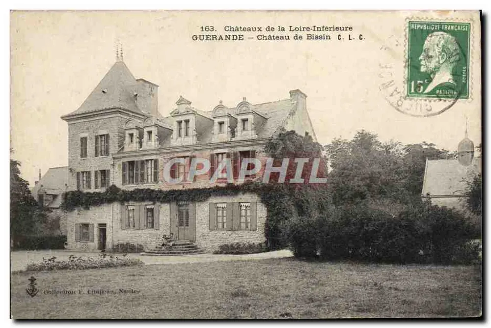 Guerande — Castelo de Bissin — Coleção F. Château, Nantes - Frente