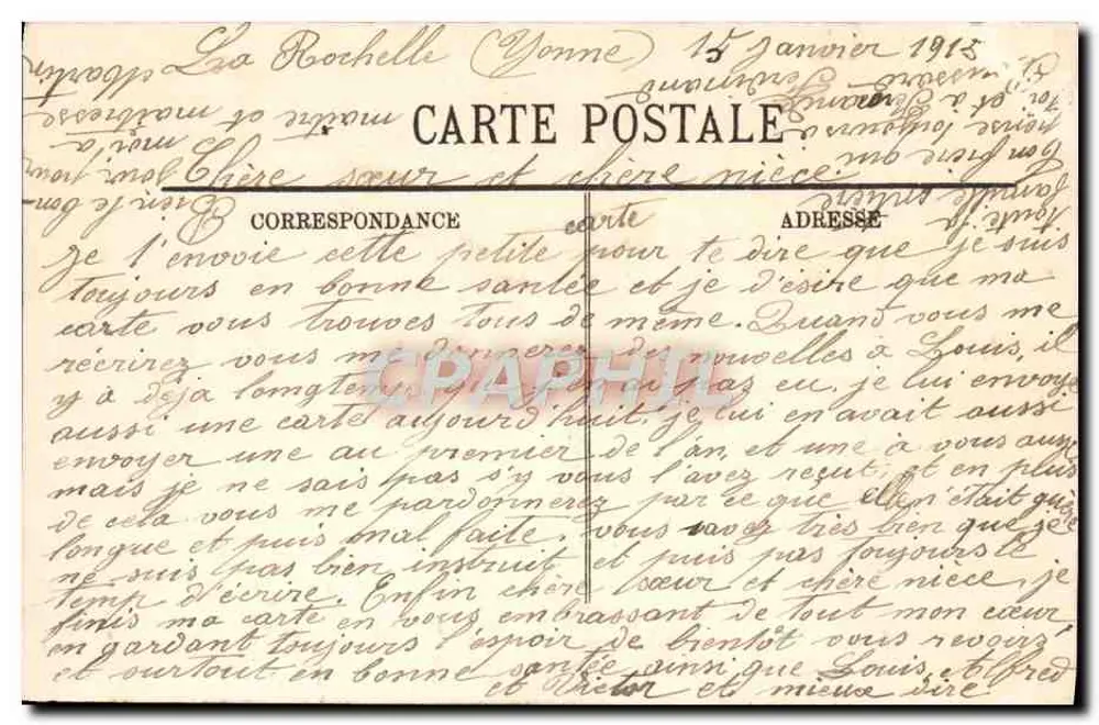 Grenoble — La Rue Félix-Poulat — LL. — 63 - Rückseite
