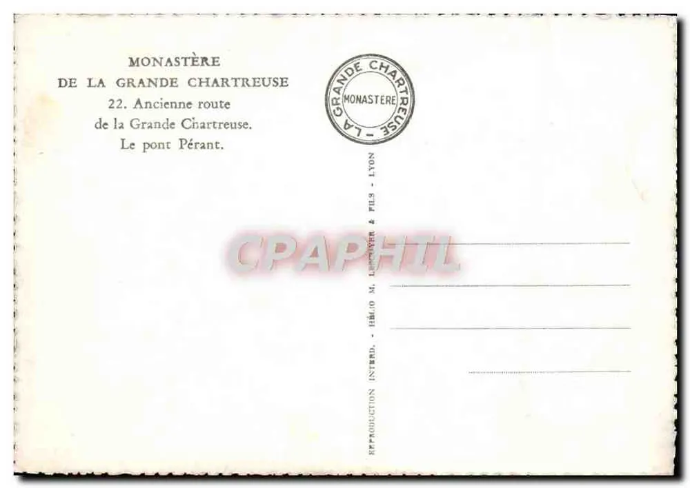 Brücke Pérant — Brücke Pérant — Verlag: Hélio M. Lepoivre & Fils - Rückseite