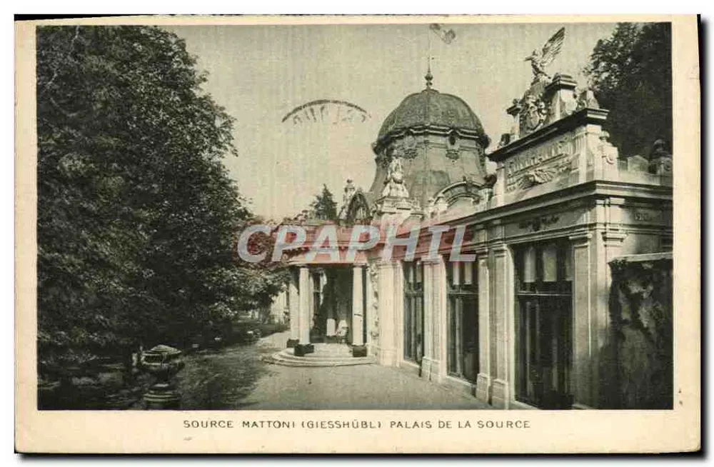 Palácio da Fonte — Fonte Mattoni (Giesshübl) — editor não identificado - Frente