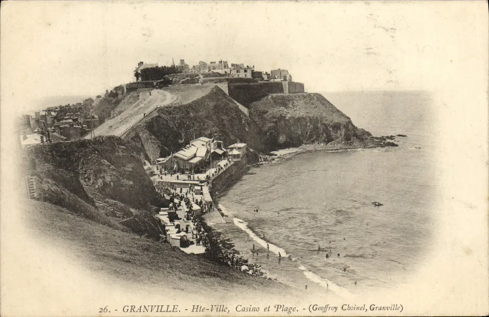 Granville - Hte-Ville, Casino und Strand - Geoffroy Choinel, Granville - Vorderseite